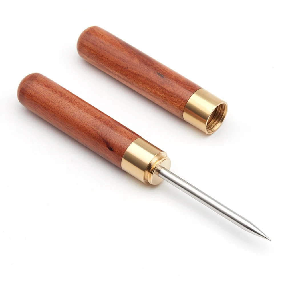

2 Pcs Tea Needle Set Sturdy Bamboo Wood Handle Ideal Home Office Tea House Shop Kitchen Bar Accessories