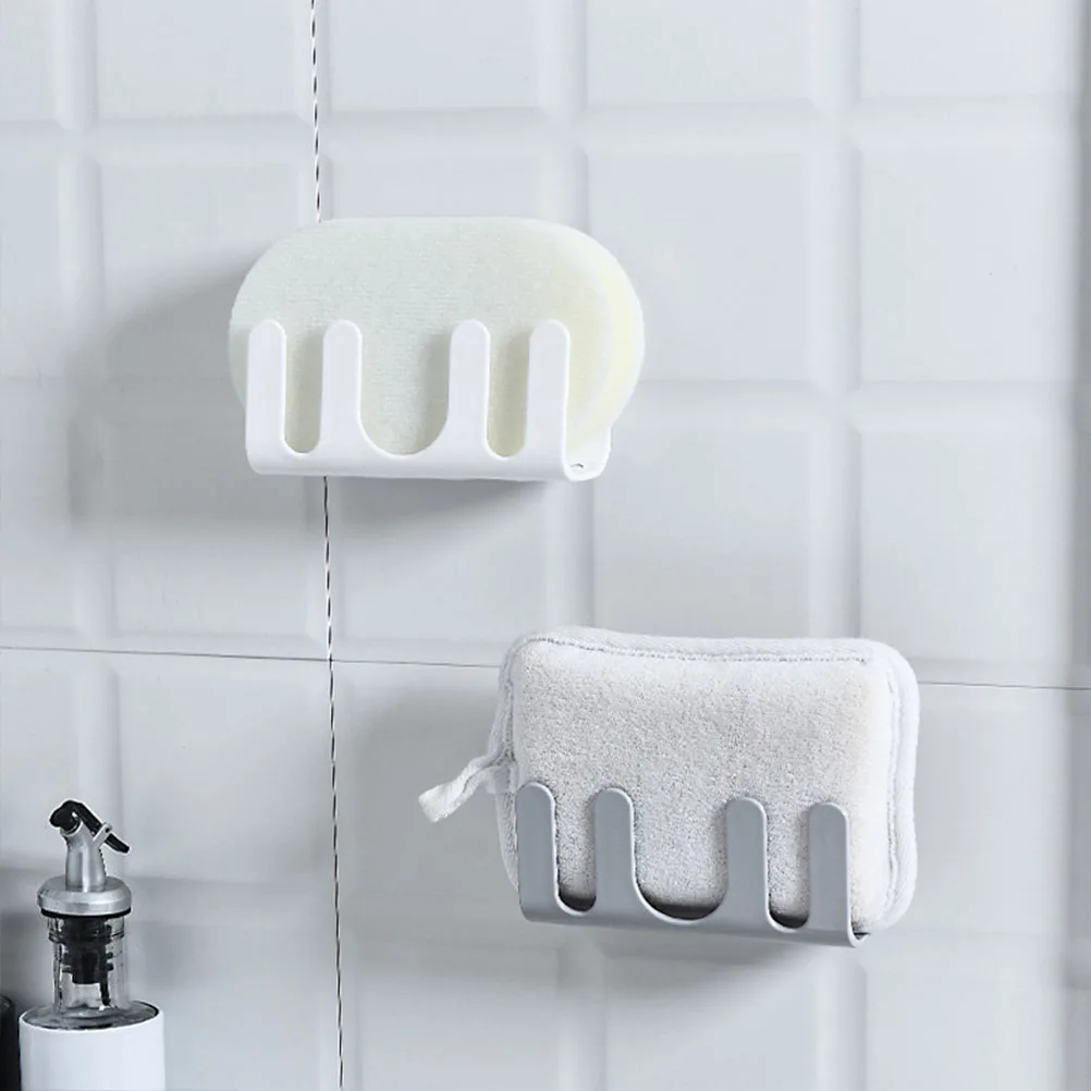 

Soap Dish Rack Premium Plastic Compact Bathroom Kitchen Suction Cup Wall Mount Non Punch Drainage Holder Home Decor