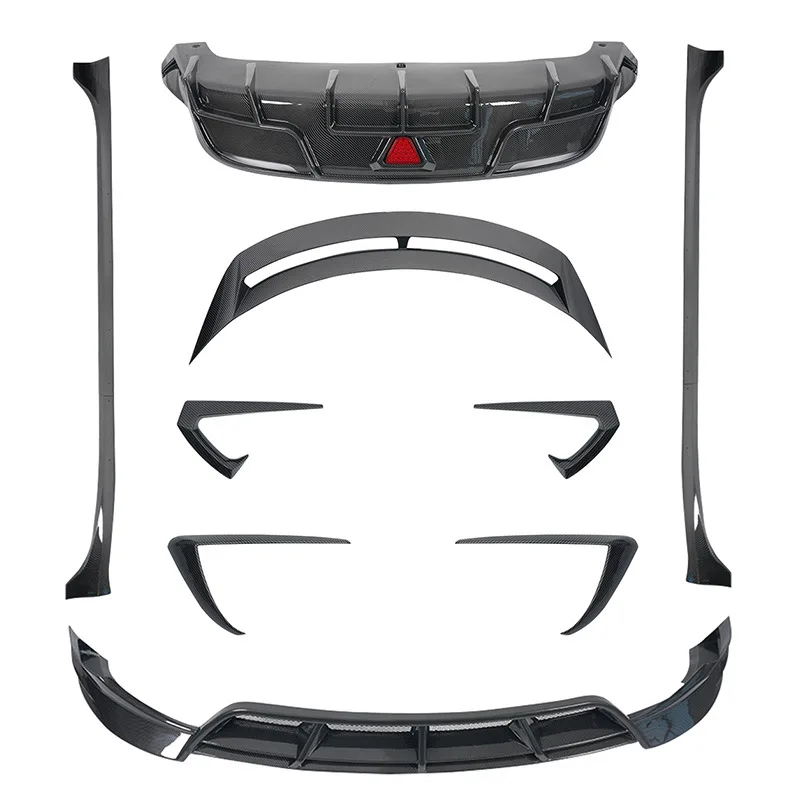 

Suitable for Tesla ModelY Front Lip Side Skirt Rear Lip Tail Flap Flap Air Knife Front Bar Air Knife Modified Surround