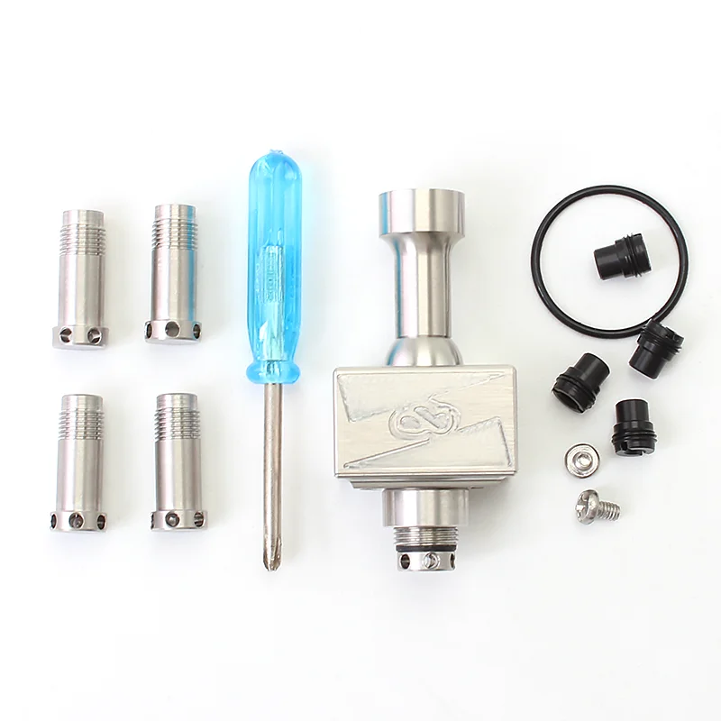 Sxk USD rba Bridge โดย Cloud Mods พร้อมหมุดอากาศ5ชิ้นสำหรับกล่องเหล็กแท่งถังโบโรเทียบกับอันสุดท้าย Mobb V2 L เวอร์ชั่น vwm dope Bridges