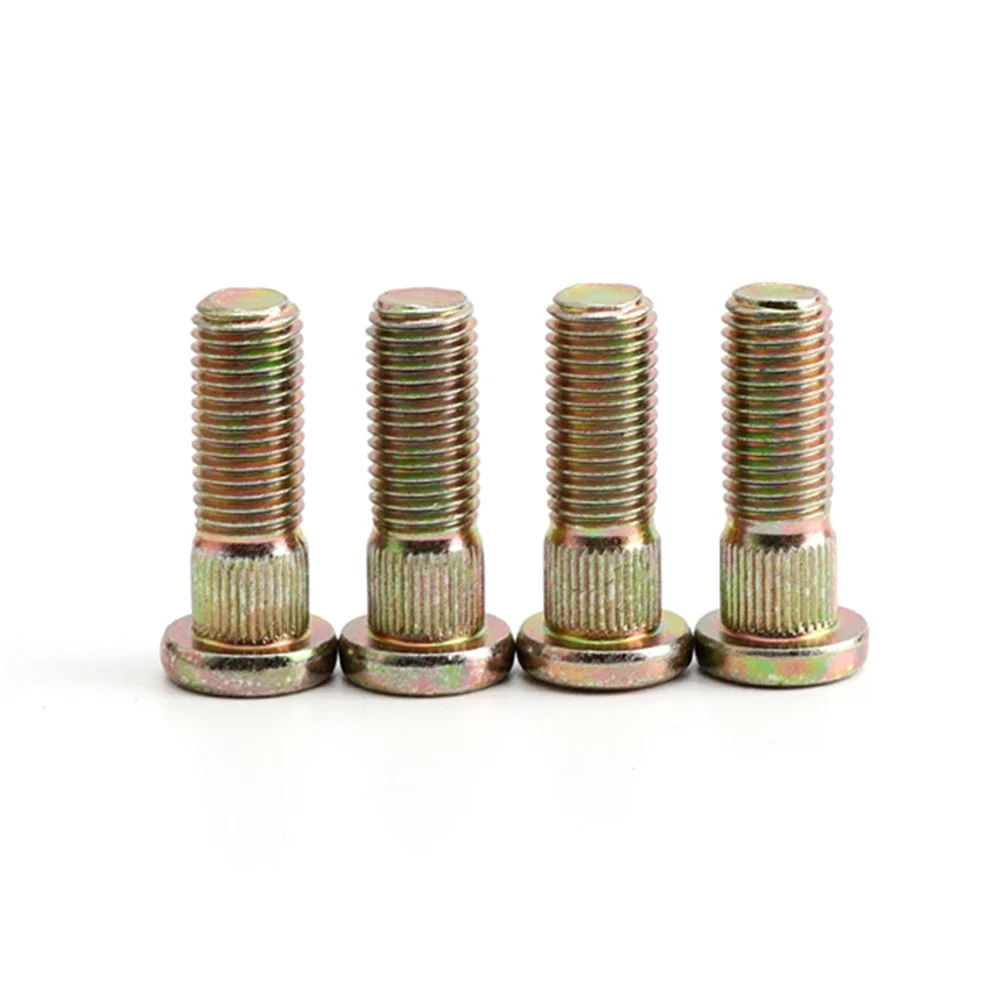 

Front/Rear Wheel Bolts M10*1.25 Spline Screws Grade 10.9 Universal Parts for ATVs Karts Utility Vehicles Beach Buggies Quad Bike