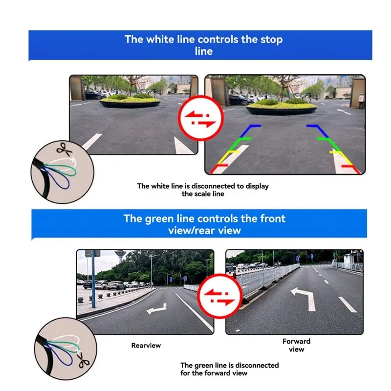 For C-Class CLA 2015-2020 Compatible Car 1080P AHD 720P CVBS Rear View Camera Reversing Assist System-A99D