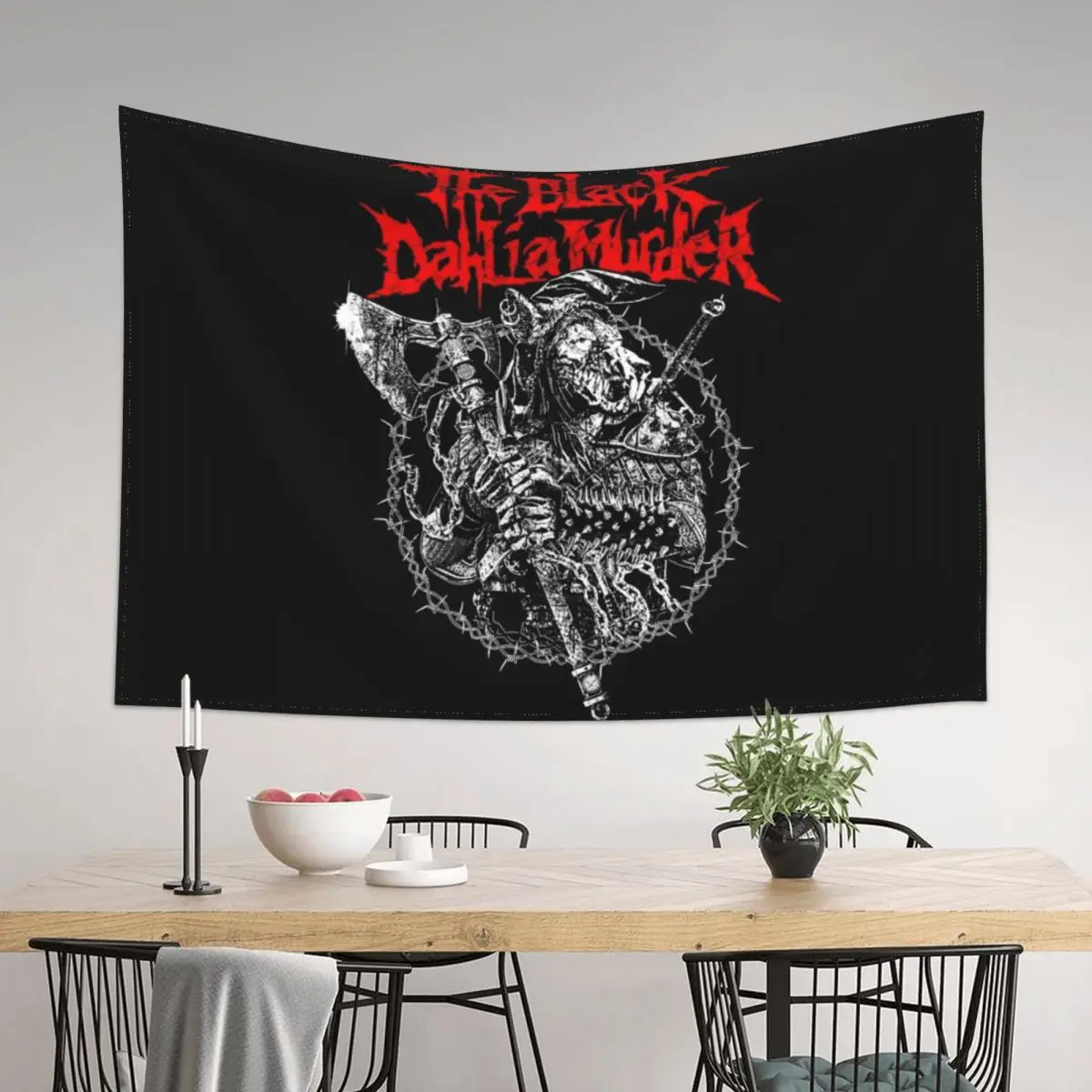 

THE BLáCK DáHLíá MúRDéR - SKAVEN Tapestry House Decoration Room Decor For Girls Tapestry