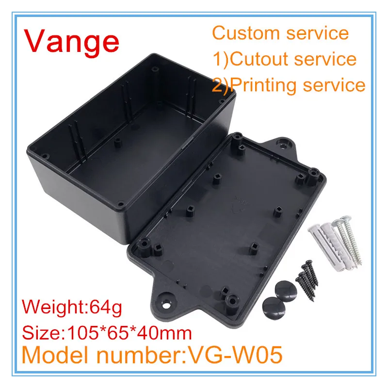 Vange PCB junction box 105*65*40mm ABS plastic project box