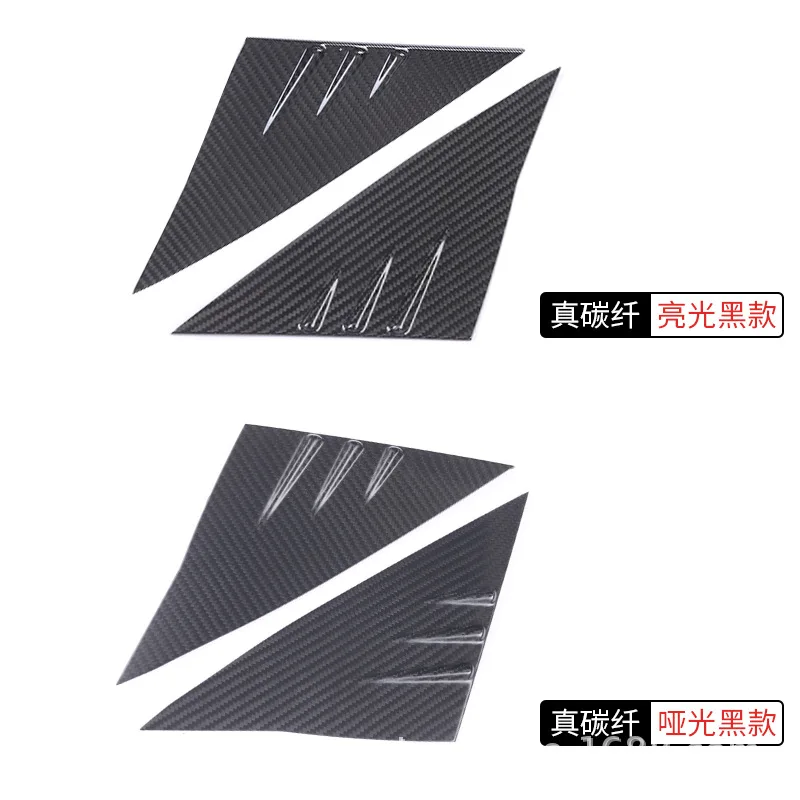 MODEL3/Y Real Carbon Fiber Modified Exterior Decoration A-pillar Window Guide Spoiler Accessories