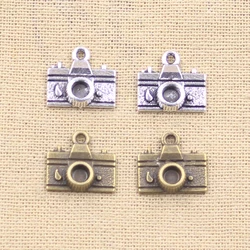 15pcs Charms Camera 15x14mm Antique Making Pendant fit,Vintage Tibetan Bronze Silver color,DIY Handmade Jewelry
