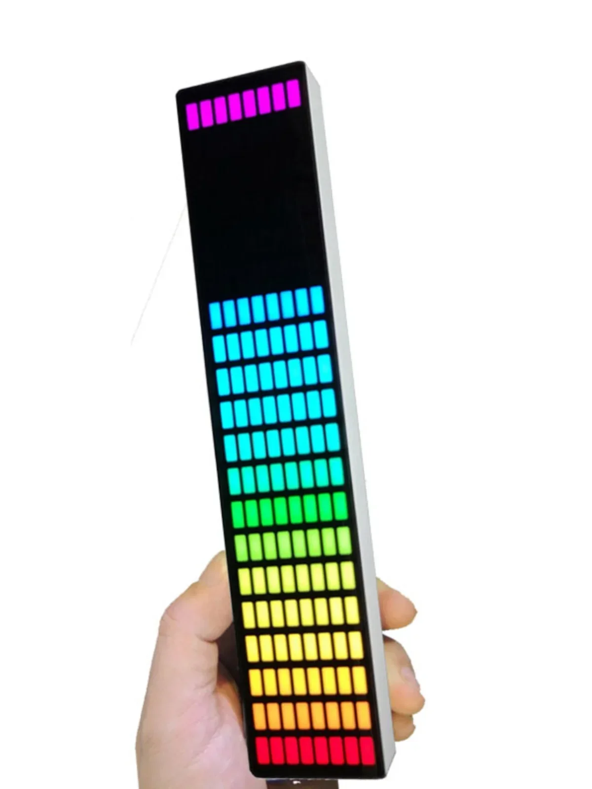 

Car audio spectrum, voice controlled sound pickup, ambient lighting, aluminum alloy 160 pieces, illusory aluminum all