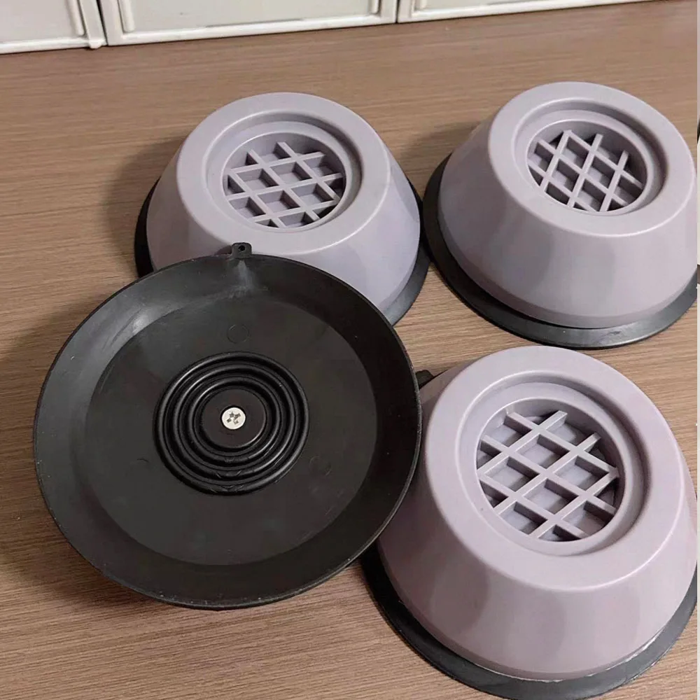 Universal Anti Vibration Feet Pads 1/2/4Pcs Slipstop Anti‑Wobble Dampers Stand Mat For Washing Machine Refrigerator
