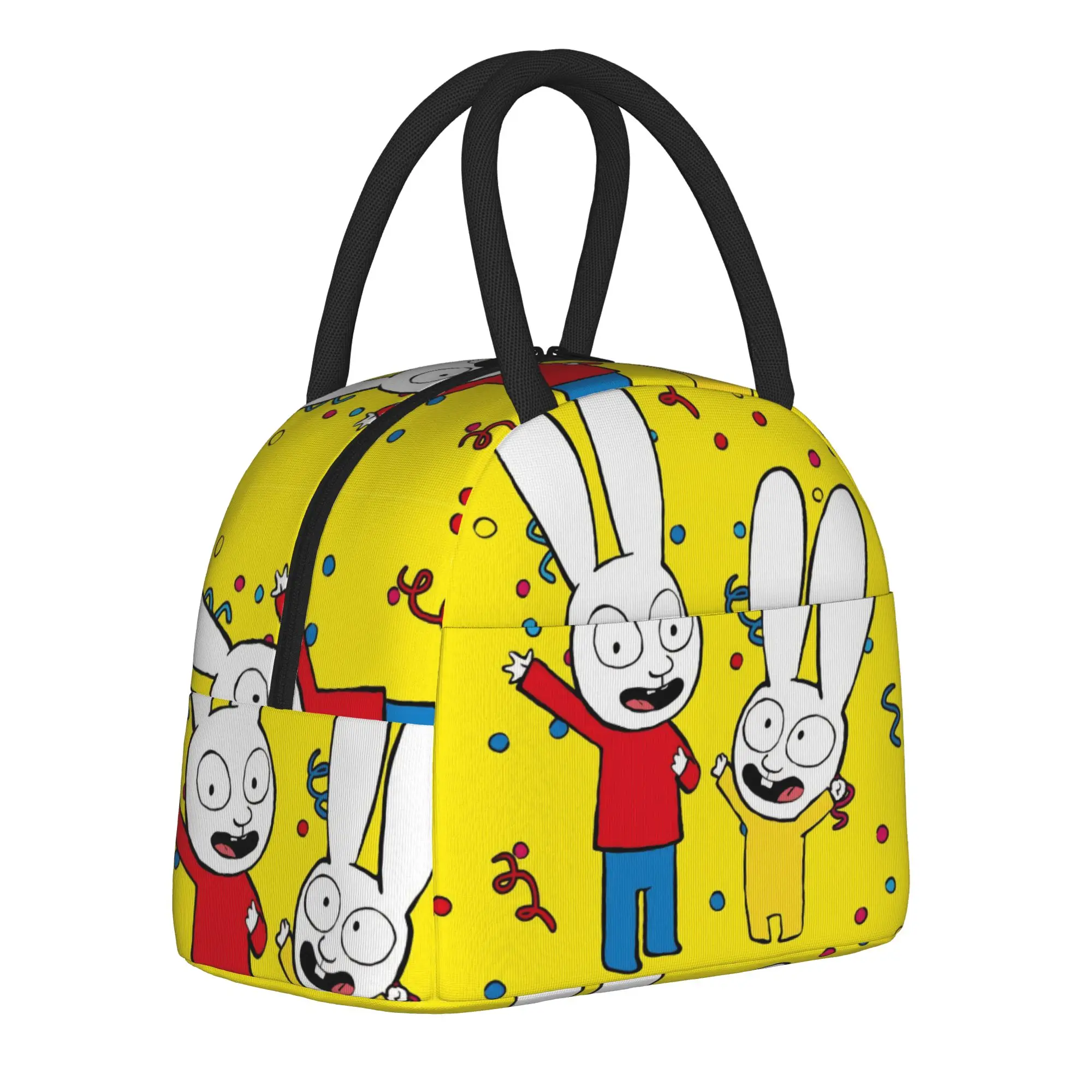Simon Super Rabbit Merch Insulated Lunch Bag For Travel  Food Storage Bag Reusable Thermal Cooler Lunch Boxes