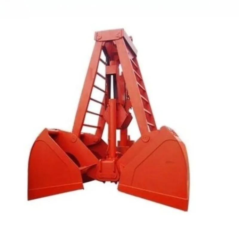 Customized Heavy Duty Rope Mechanical Grab Bucket Matched With Bulk Cargo Crane Stable Grab Performance Easy Maintenance