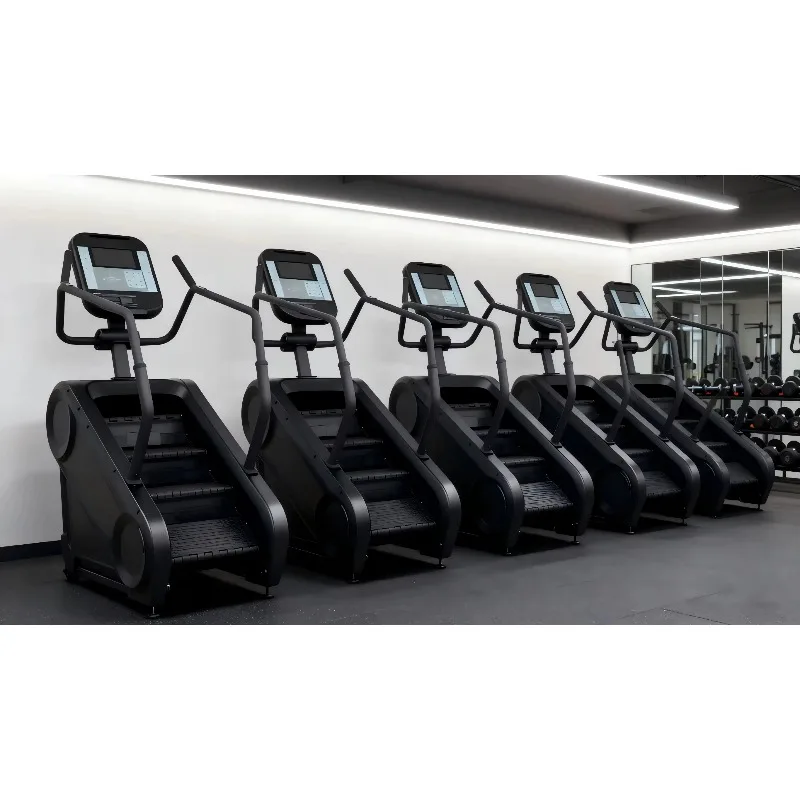 Large Commercial Fitness Steps Aerobic Training Walking Stair Climber Machine