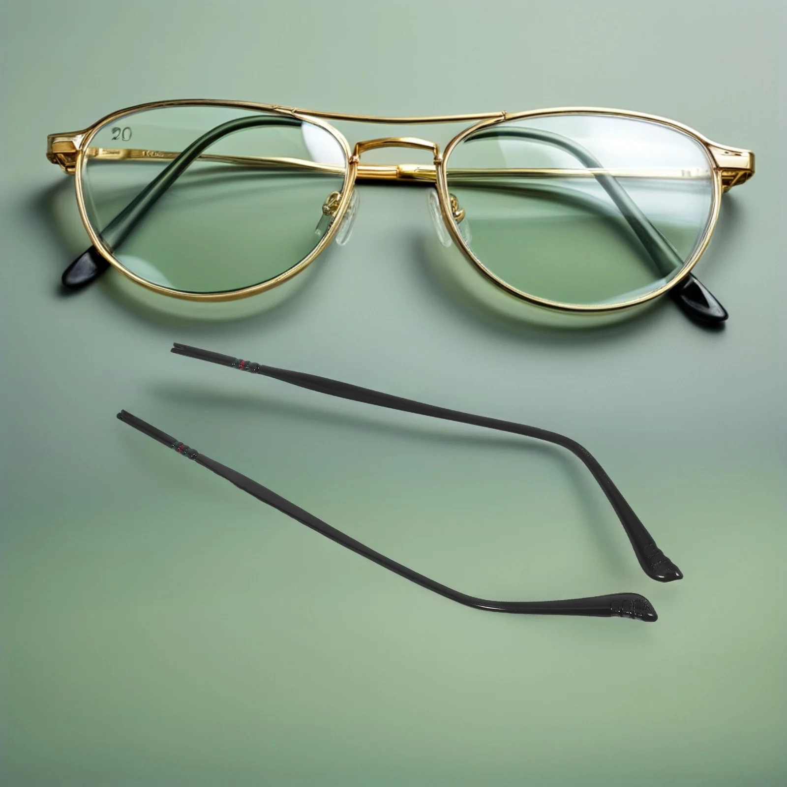 

1Pair Universal Glasses Replacement Temple Arms Metal Eyeglass Legs Repair Kit Durable Silver Frame Parts Eyeglass Temple Arms