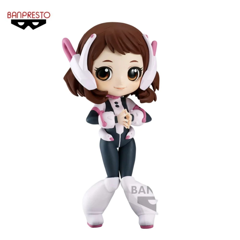 BANDAI My Hero Academia Anime OCHACO URARAKA Q Posket Action Figures Model Figurine Original Figuarts Decoration 13cm Toys