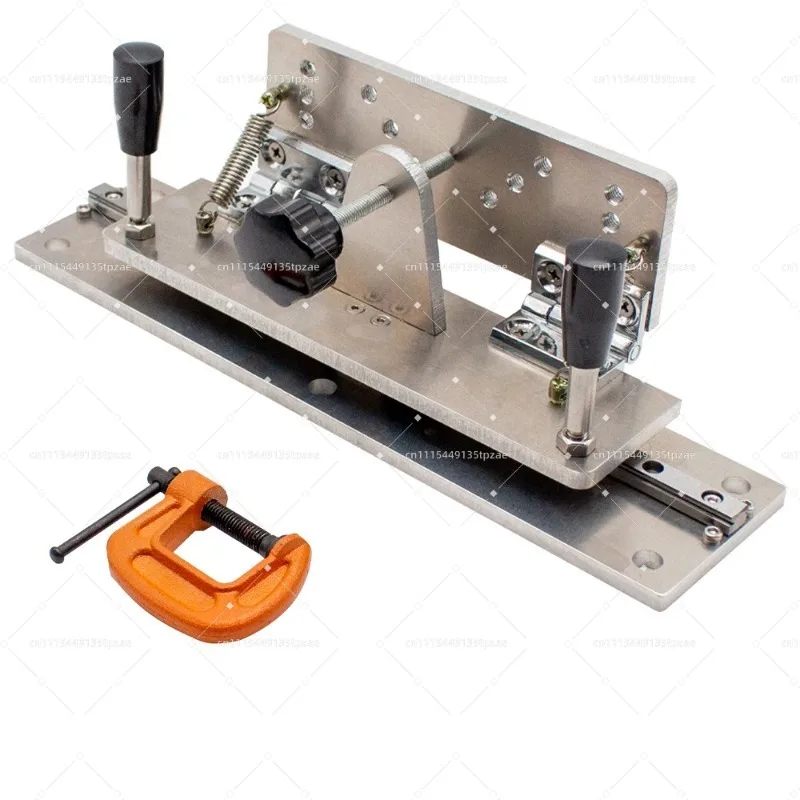 Universal Blade Polishing Positioning Fixture With 260MM Guide Rail And G-Type Clamp Belt Sanding Locating Bracket