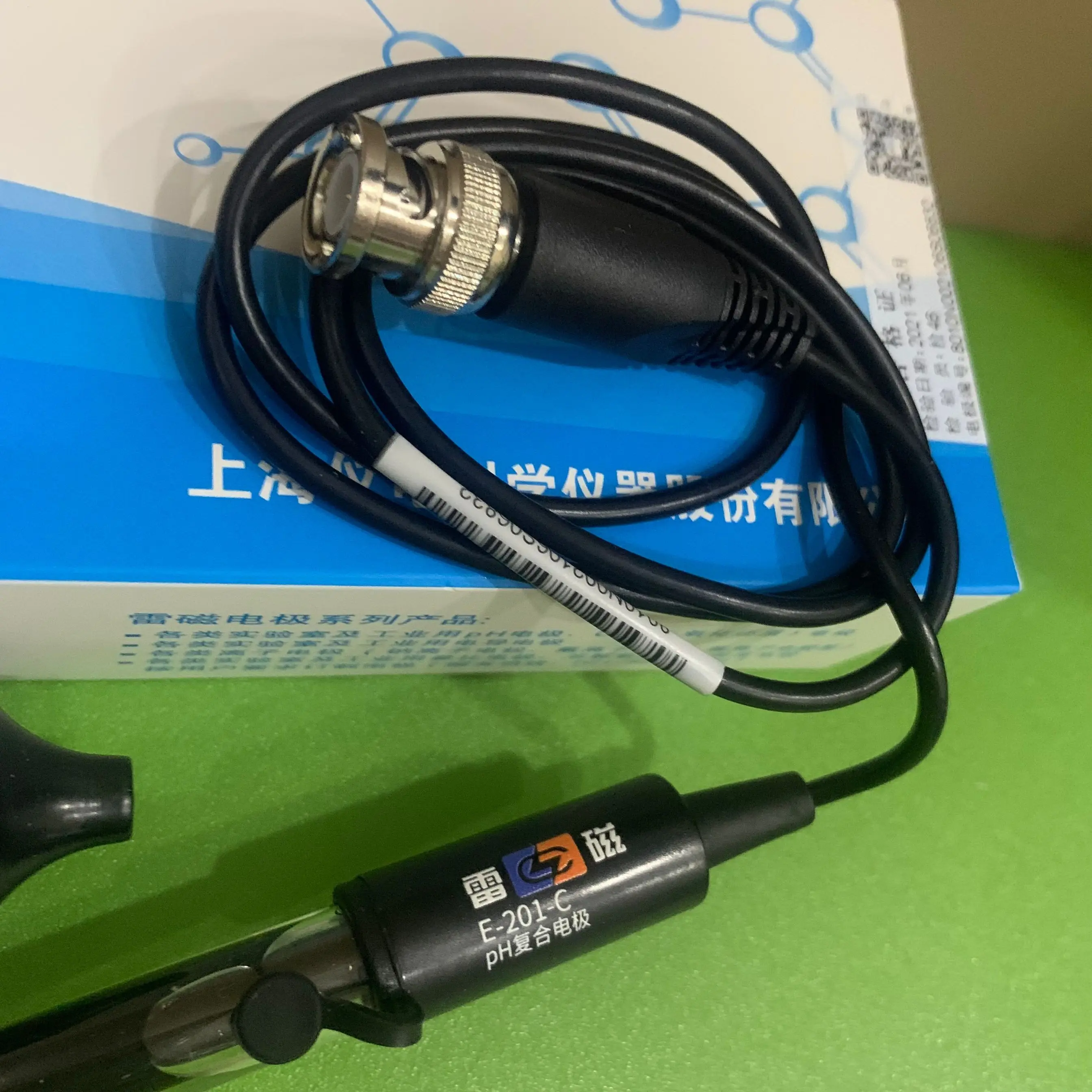 Shanghai Thunder Magnetic E-201-C rechargeable pH composite electrode pH probe pH sensor E-201F 301F