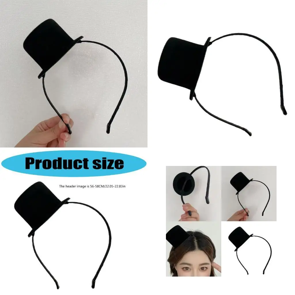 

R1WE Взрослый викторианский мини -мини -шляпа Hat Hat Hat Hatds Fearcinator Teas Party Headciece 1920 -х
