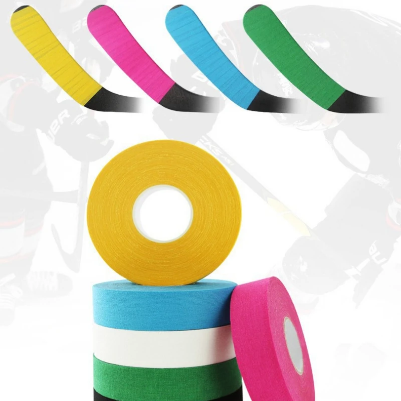 9 Colors Ice Hockey Stick Grip Tape High Adhesive Anti‑Slip Hockey Stick Protector Tape for for Ice & Street Hockey Sports
