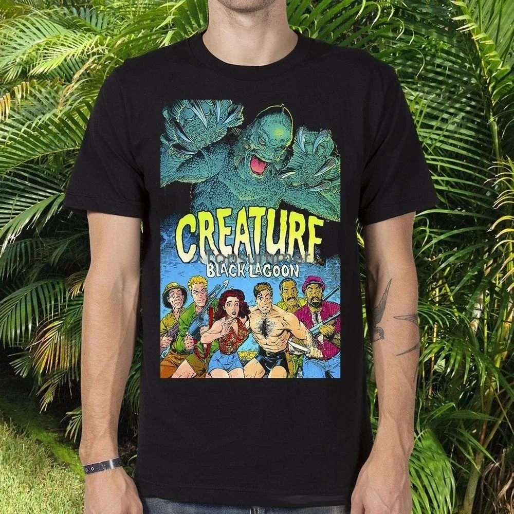 Creature From The Black Lagoon Vintage Print T Shirt