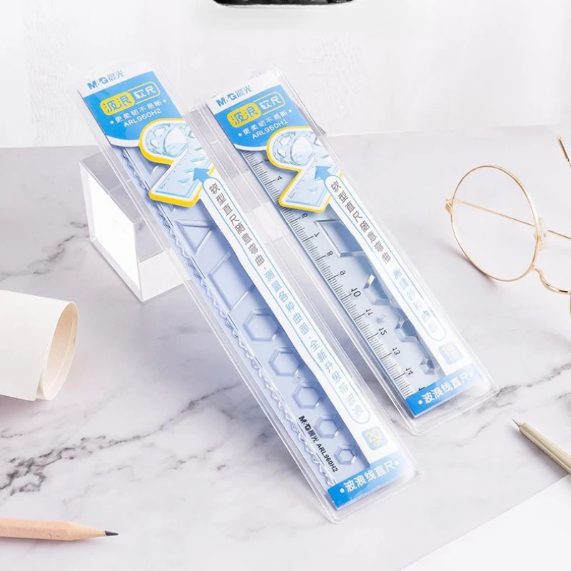 30pcs Clear Soft Ruler 15cm Flexible Transparent Ruler for School Kids School Thing Study Supplies Student Ruler 20cm Stationery
