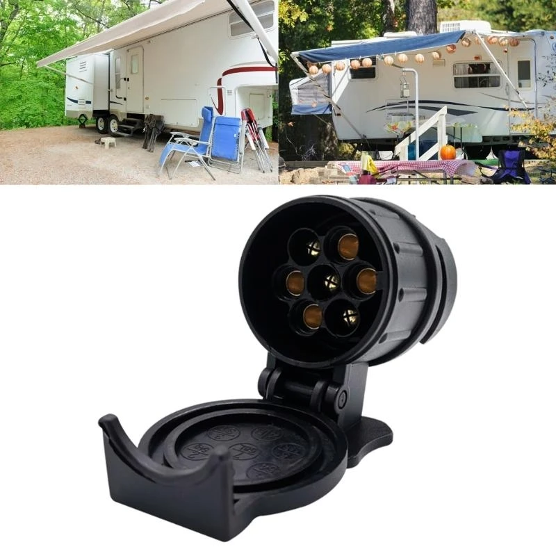 

Upgraded 13 Pin To 7 Pin Towing Adaptor 13 Pin Trailer Plug Socket Adapter 13 To 7 Pin Trailer Adaptor Tow Connector