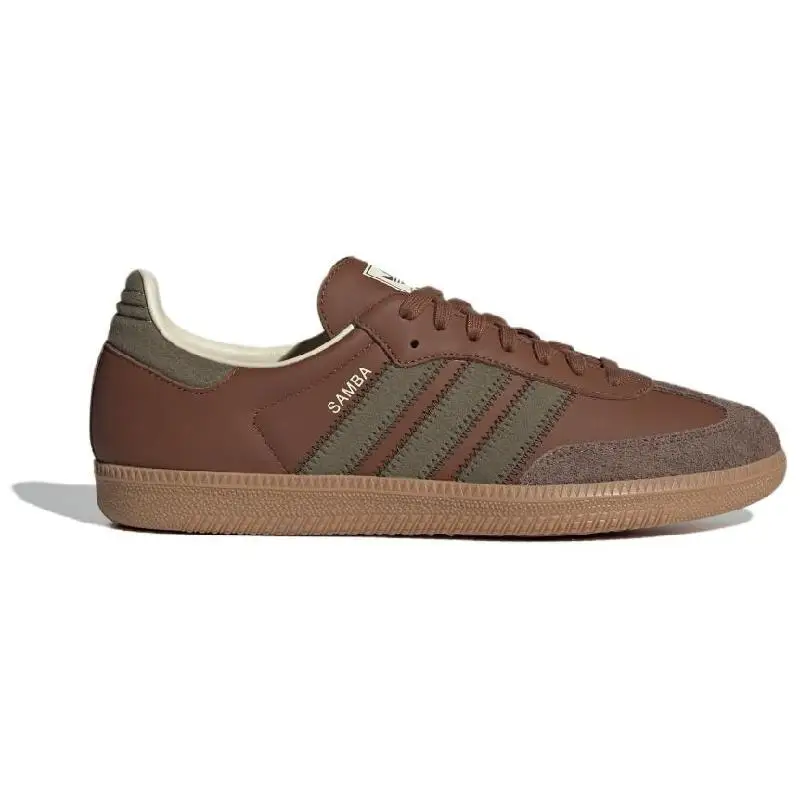 Adidas Samba OG 'Brown Olive Strata' Sneakers shoes IE9122