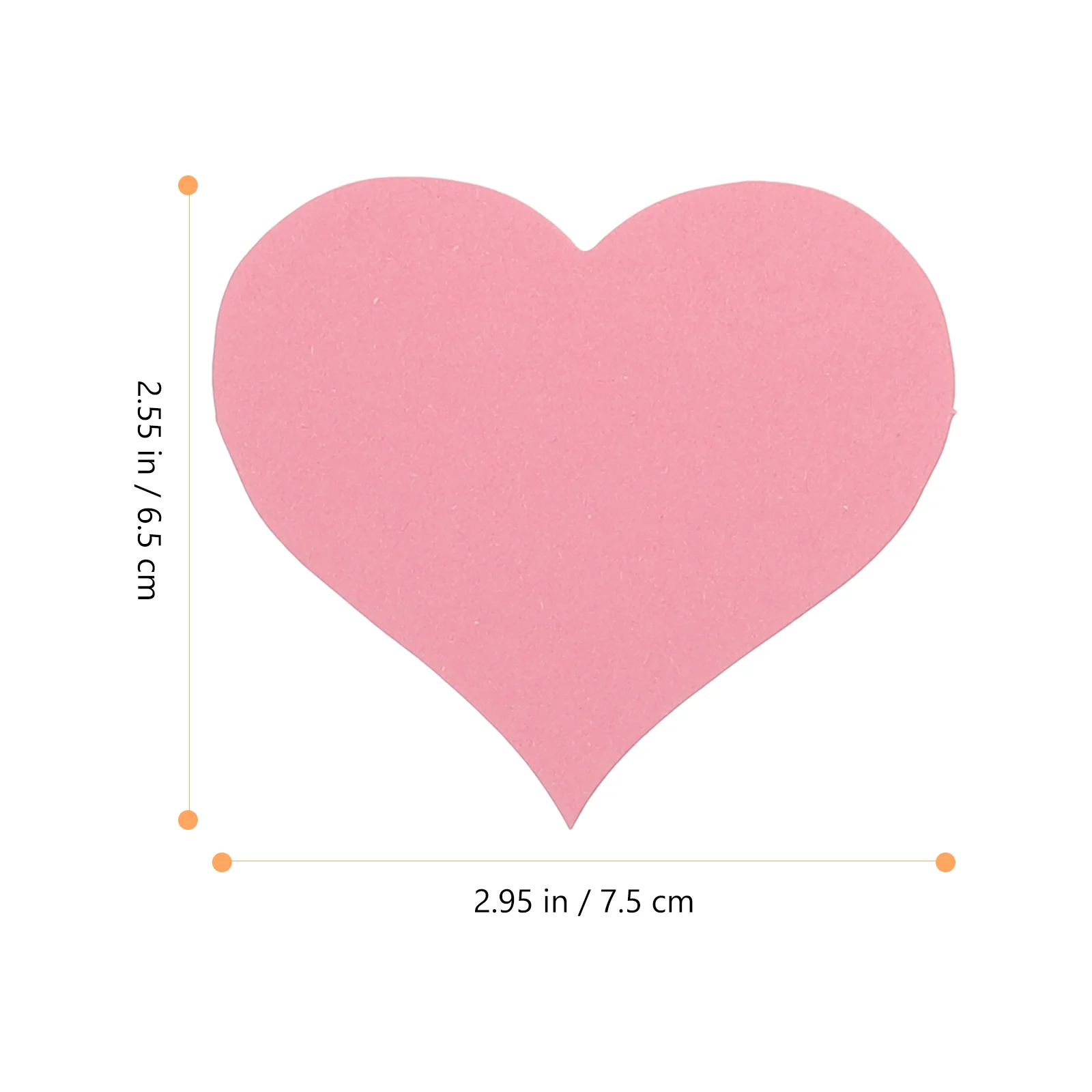 100 Pcs Love Card Heart Notes Memo Pads Double Sided Tape Calendar Stickers Message Shape Sticky Paper Notepad Gift