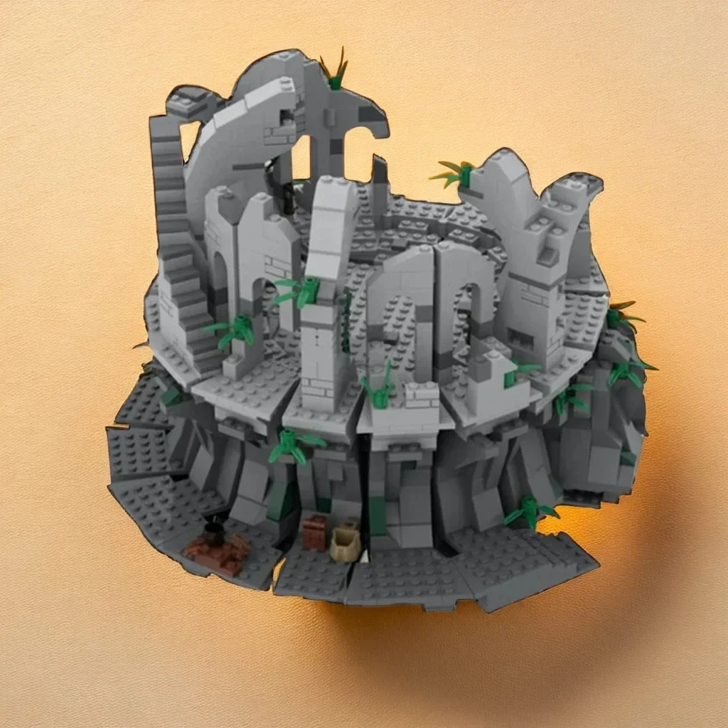 

1569 шт. Weathertop Amon Sul Ruins Lordes Of The Ringses, индивидуальные MOC Creation, строительные блоки, игрушки, подарок