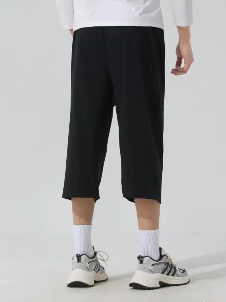 Adidas Essentials Men's Cropped Pants Breathable Durable Fashionable For Gym And Casual Outings