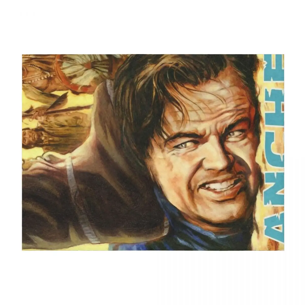 

Leo Rick Dalton DiCaprio House parking poster Throw Blanket Large Vintage Softest Comforter Blankets