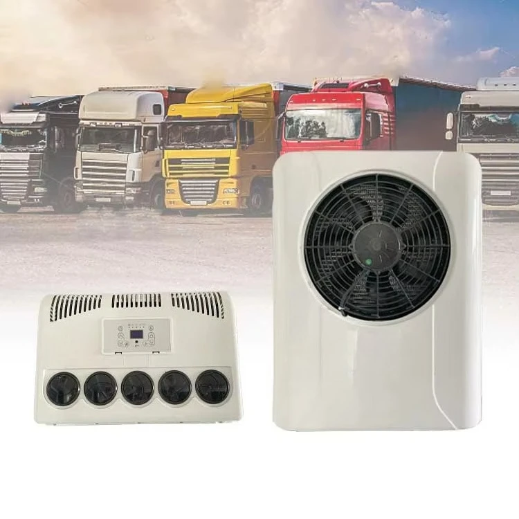 Kit de aire acondicionado de estacionamiento eléctrico en el techo de 12V/24V para uso en camiones y furgones