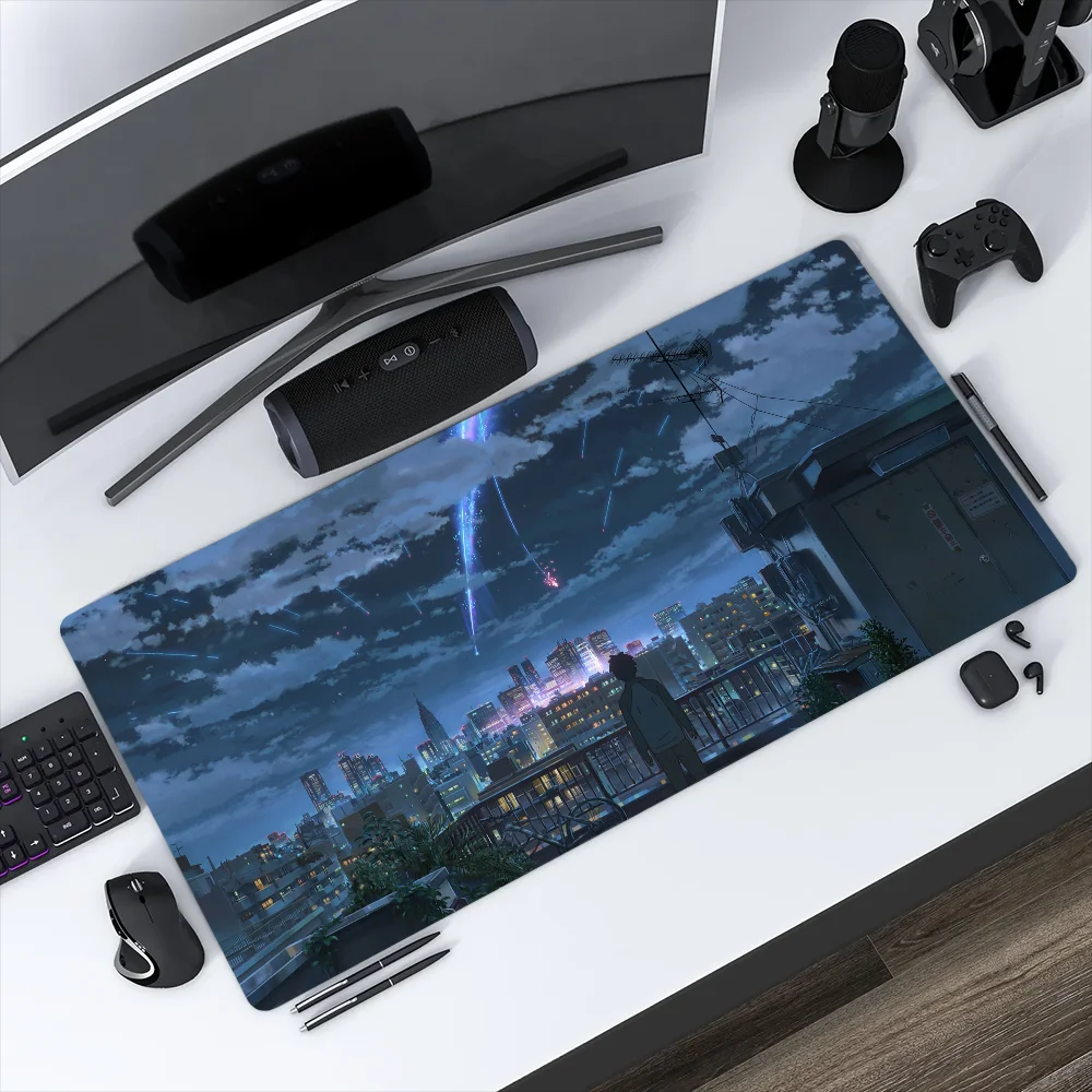 Hot Japan Y-Your Name Mouse Pad Non-slip Thickened Large Writing Lockedge Office Student Gaming Cushion MousePad