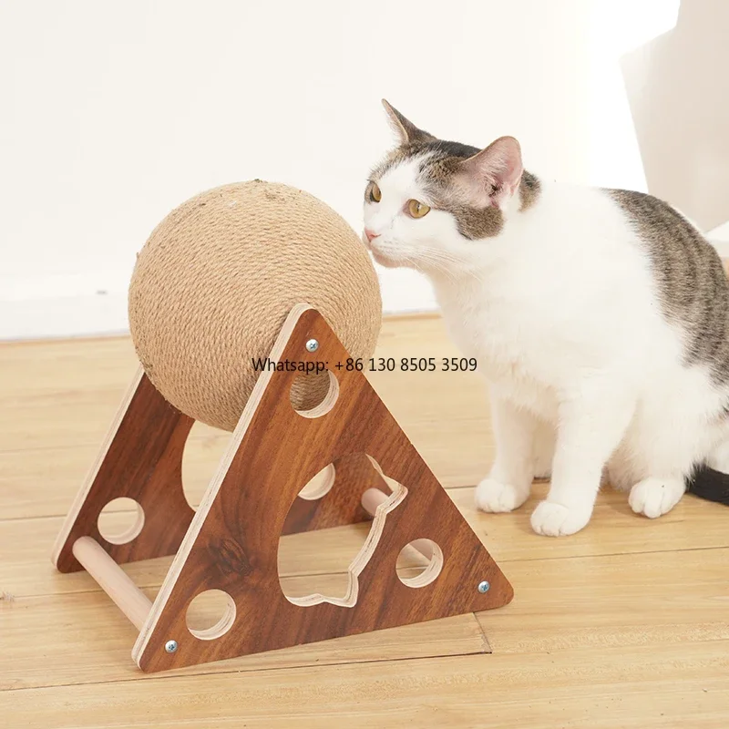 Manufacturer Wholesale Detachable Cat Scratcher Toys with Sisal Ball