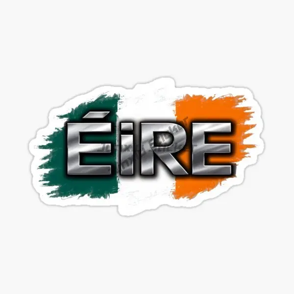 Irish Flag Emblem Car Stickers Vinyl Self Adhesive Flowers Suitable for Motorcycle and Bicycle Decoration Stickers