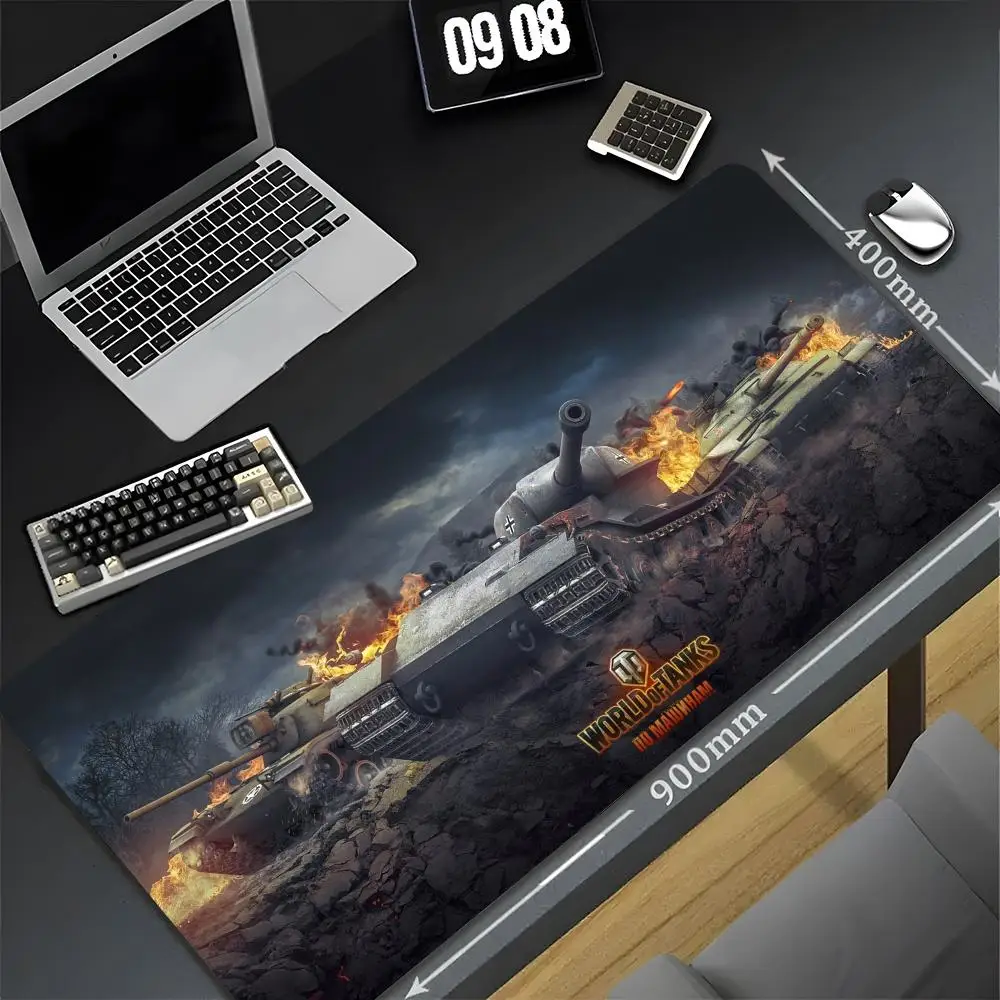 

Game World of Tanks Mouse Pad 90x40 cm Kawaii Desk Mat Xxl Pc Gamer Gaming Computer Offices Mousepad Keyboard