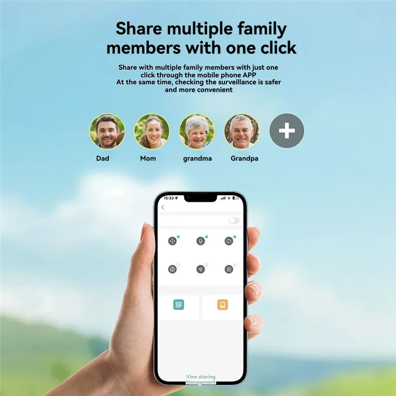 B24B 4MP HD كاميرا IP لاسلكية واي فاي أربع شاشات في الهواء الطلق PTZ أربعة عدسة الإنسان تتبع السيارات كاميرا مراقبة فيديو