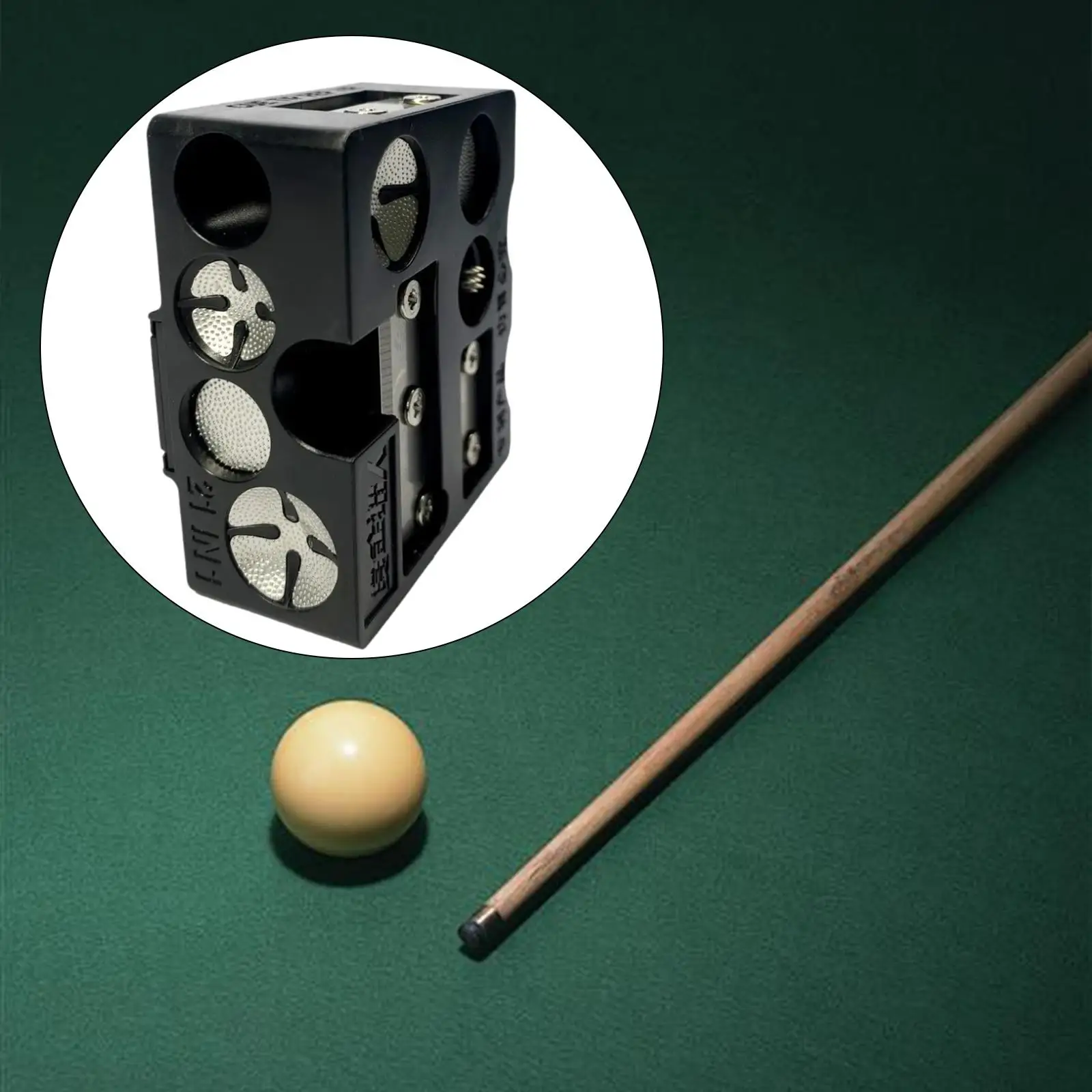 

21 in 1 Pool Cue Tip Shaper Equipment for Players Pool Competition Beginners