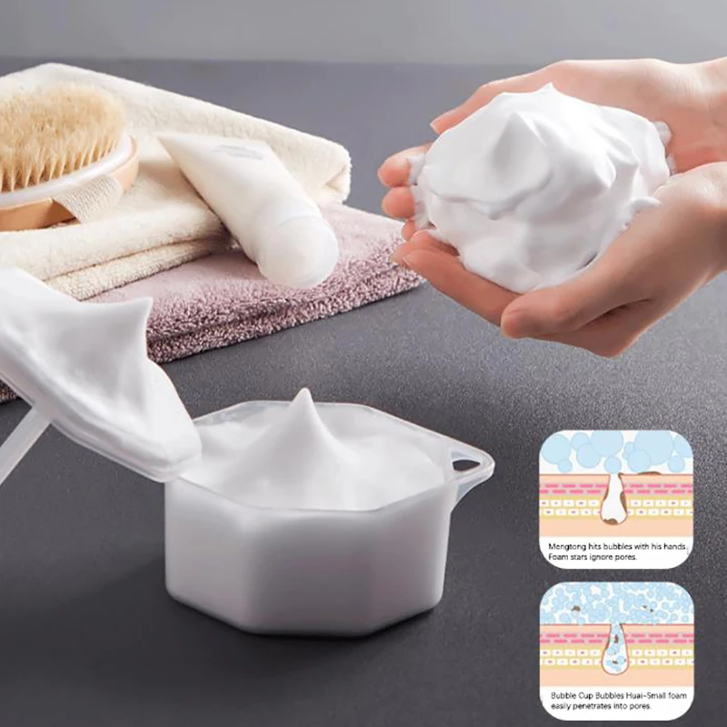 Portable Facial Cleanser Bubble Foamer Foam Maker Face Wash Cleansing Cream Foamer Cup Bubble Foamer Device