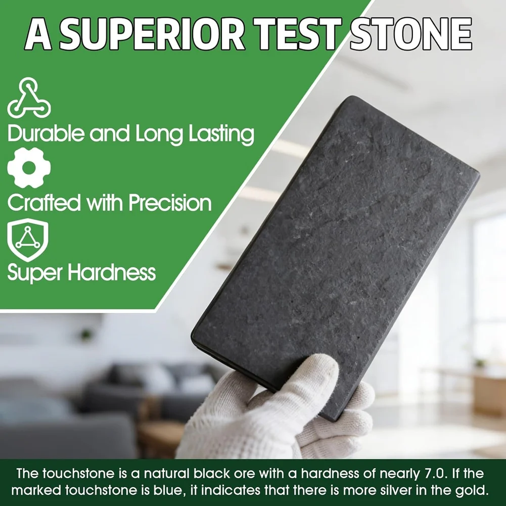 

Набор для тестирования золота TFTP-Gold Testing Kit 10K 14K 18K 22K 24K с растворами 10G, тестовый камень для определения золота, серебра и драгоценных металлов.