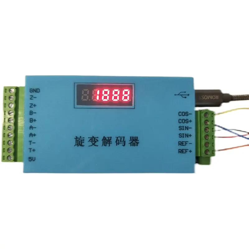 Servo motor zero adjustment encoder tuning test resolver decoder