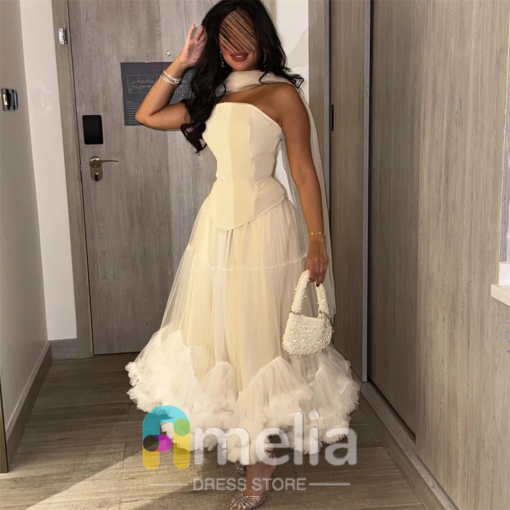 Amelia elegante vestidos de festa mulher a linha vestidos de baile de noite para ocasiões especiais vestidos formais para dubai 2024