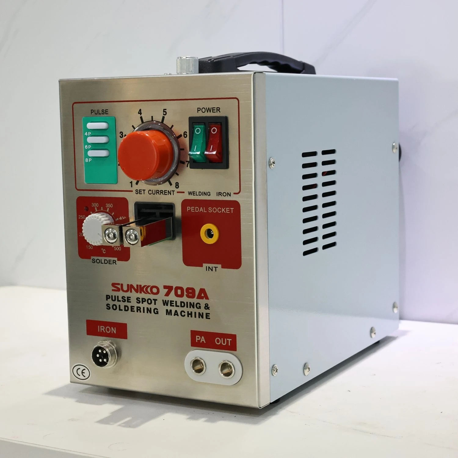 SUNKKO 709A 220V 110V 3.2KWハイパワー電池スポット溶接機、18650バッテリーパック溶接用精密パルススポット溶接機