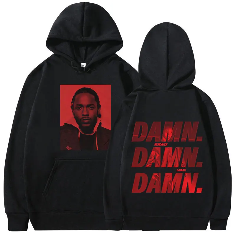 

Rapper Kendrick Lamar Hoodies DAMN To Pimp A Butterfly Mr. Morale & The Big Steppers Sweatshirt Hip Hop Vintage Oversized Hoodie