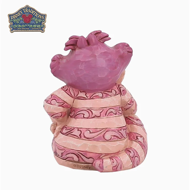 디즈니 오리지널 차고 키트 이상한 나라의 앨리스의 모험 청키셔 고양이 장식 애니메이션 액션 피규어 소년을위한 장난감