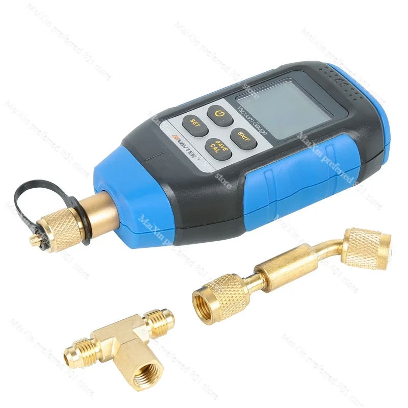 VMV-1 Digital Vacuum Gauge, High Precision Digital Pressure Vacuum Gauge Electronic Vacuum Absolute Pressure Gauge