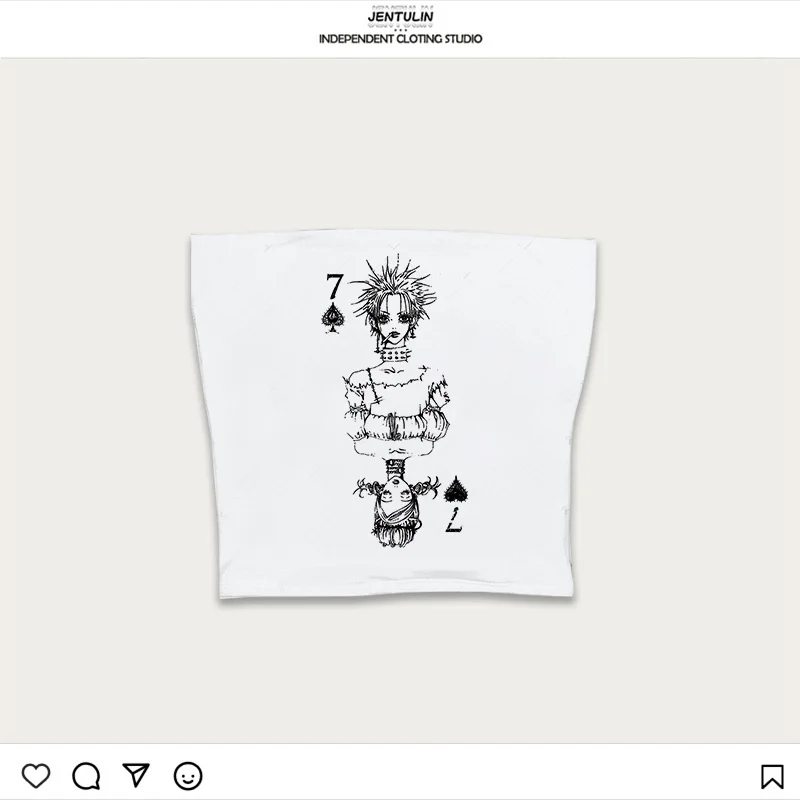 하라주쿠 애니메이션 그래픽 티셔츠 스트릿웨어 카와이 걸 크롭탑 Y2K 2000년대 고딕 여름옷 베이비 티 이모 걸 슬림 탱크탑