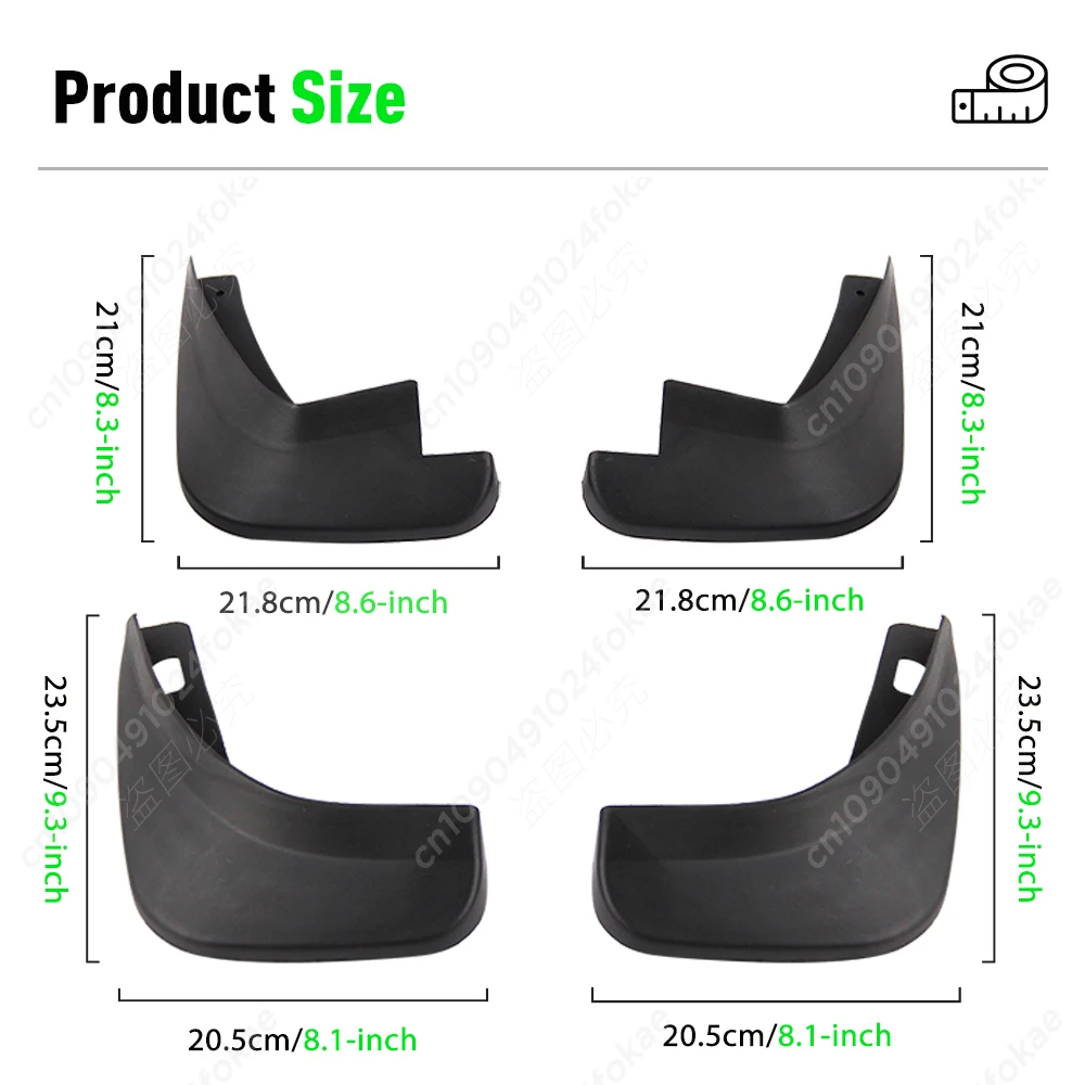 For Ford S-Max 2006-2015 Fender Mudguard Mud Flaps Guard Splash Flap Mudguards Car Accessories