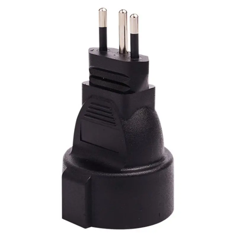 【A28I Converter Plug, 3-Pin Socket Adapter, Power Socket Plug Adapter EU Style EU PLUG