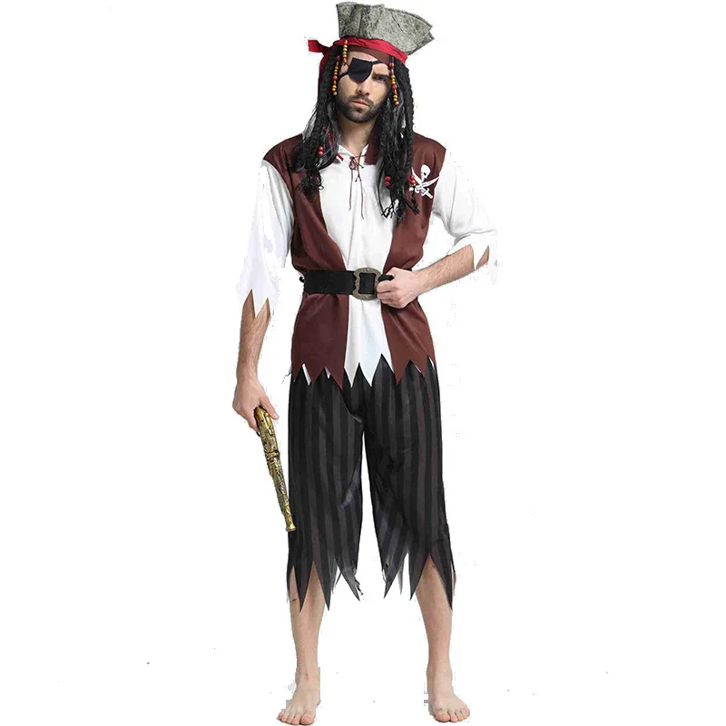 Adult Caribbean Pirate Cosplay Costume loween Performance Clothes Role-plang Outfit Stage Costume Ladies Ethnic Wear