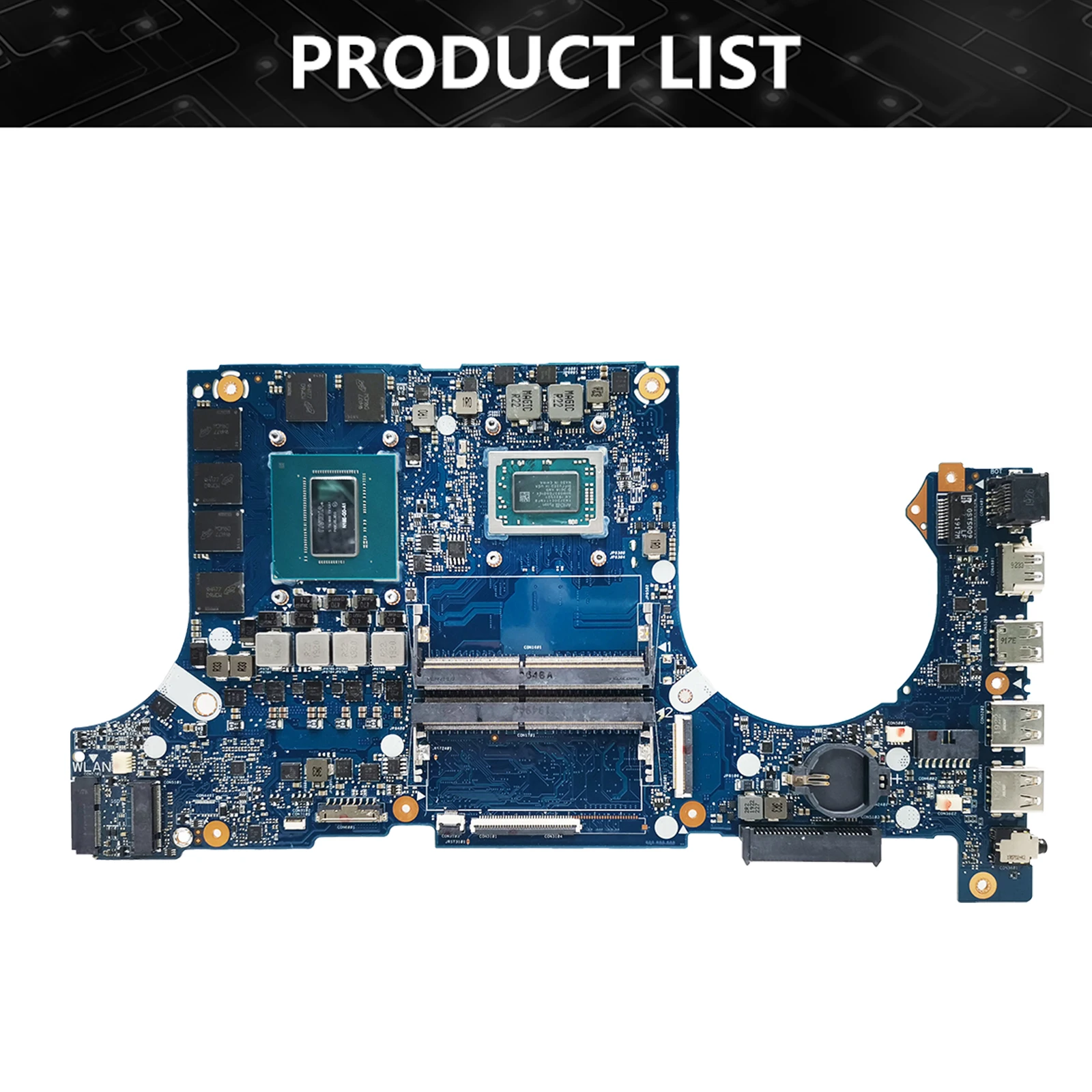 Placa-mãe FX505D para ASUS FX505DU FX705DU FX95D FX505DV MW505D PX505D TUF505D MW705D PX705D TUF705D Placa-mãe para laptop V6G