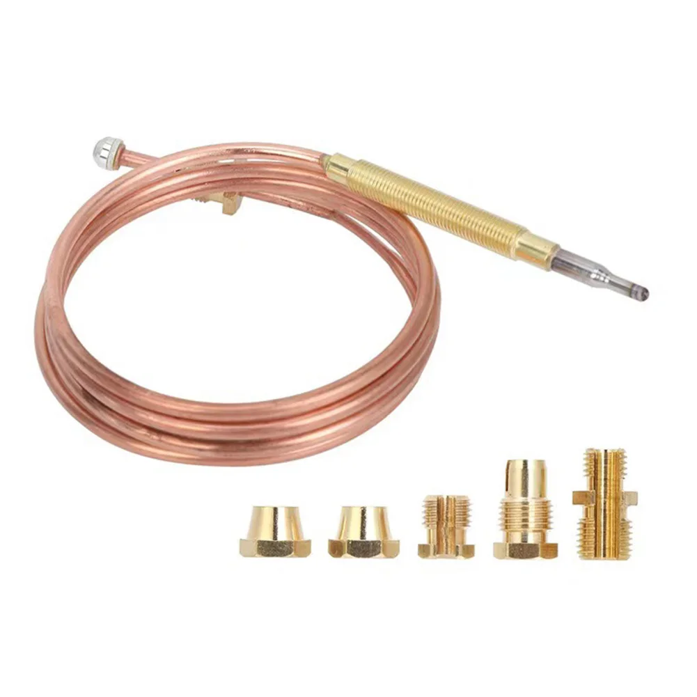 

Barbecue 1500mm 59.1in length Of The Thermocouple 1500mm Thermocouple Compatible With Solenoid Valve 5 Adapter Nuts